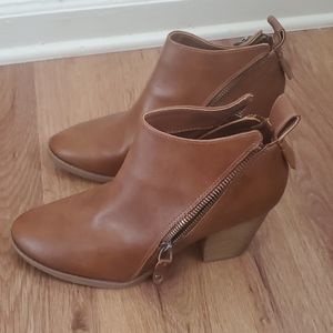 Brown ankle boots